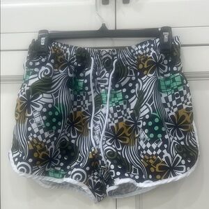 Women's Patterned Board Shorts/athletic Size Medium